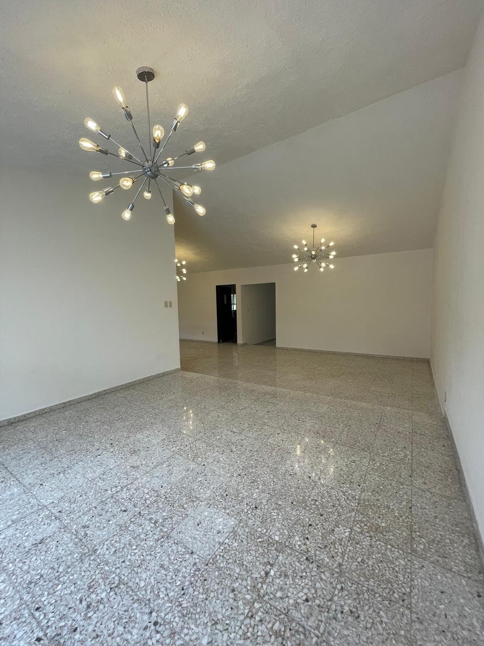 Sala con amplitud para sala de espera u oficina abierta